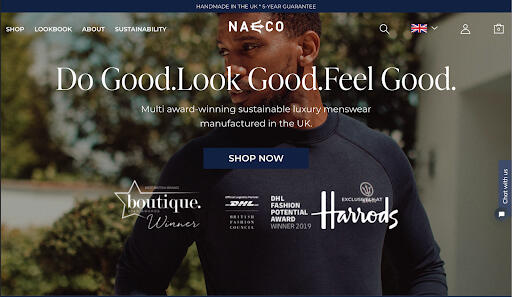Naeco website preview